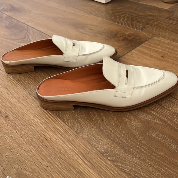 Loafers-slides women’s white loafers slides - Picture 6 of 6